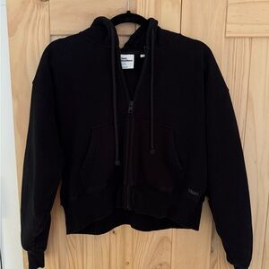 Aritzia tna COZY FLEECE BOYFRIEND BOXY ZIP HOODIE